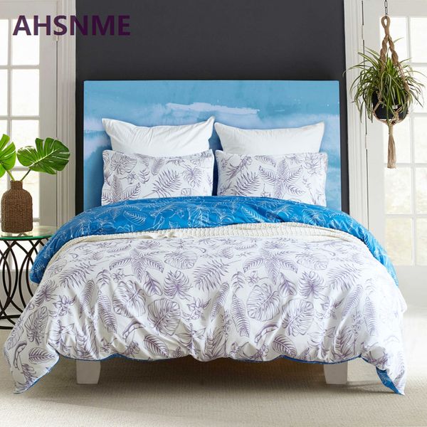ahsnme very comfortable fabric home textiles blue and grey design cover with palm leaves leaf american size quilt cover
ahsnme very comfortable fabric home textiles blue and grey design cover with palm leaves leaf american size quilt cover