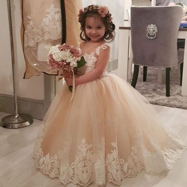 sale ball gown beaded flower girl dresses for wedding sheer jewel neck toddler pageant gowns appliqued tulle kids communion dress, White;blue
sale ball gown beaded flower girl dresses for wedding sheer jewel neck toddler pageant gowns appliqued tulle kids communion dress, White;blue