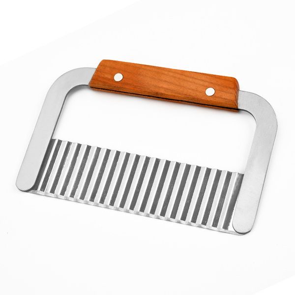 easy to use hardwood handle stainless steel potato slicer, multi-functional metal potato wavy cutter wavy slicer
easy to use hardwood handle stainless steel potato slicer, multi-functional metal potato wavy cutter wavy slicer