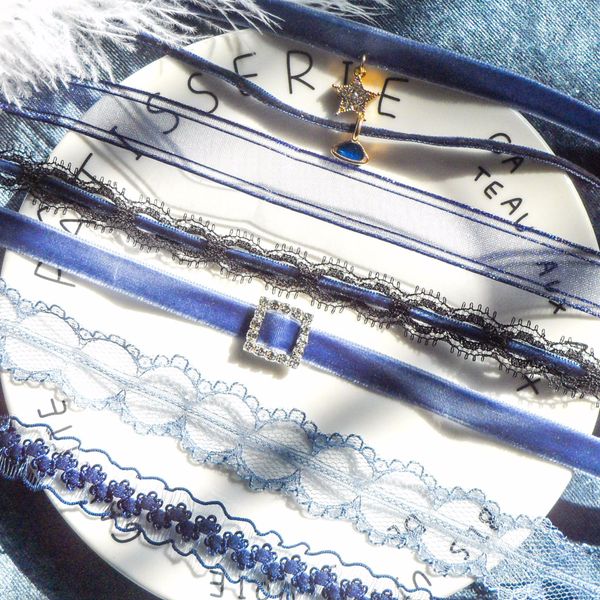 spring and summer temperament sweet lace gothic style lolita velvet wave girl choker necklace short clavicle chain necklace, Golden;silver
spring and summer temperament sweet lace gothic style lolita velvet wave girl choker necklace short clavicle chain necklace, Golden;silver