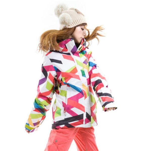 women ski snowboard jacket windproof waterproof outdoor sport wear camping riding skiing warm clothing camping riding female new 
women ski snowboard jacket windproof waterproof outdoor sport wear camping riding skiing warm clothing camping riding female new