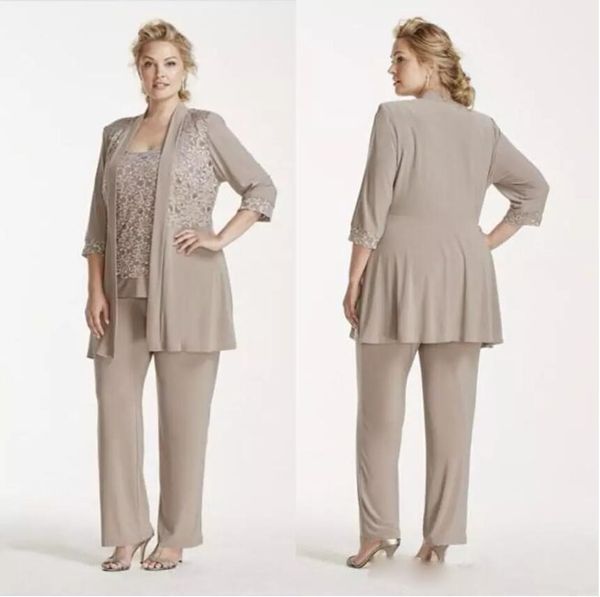 2020 gray lace mother of the bride dresses long sleeve scoop neck evening gowns tea length with plants chiffon formal mother's suit, Black;red
2020 gray lace mother of the bride dresses long sleeve scoop neck evening gowns tea length with plants chiffon formal mother's suit, Black;red