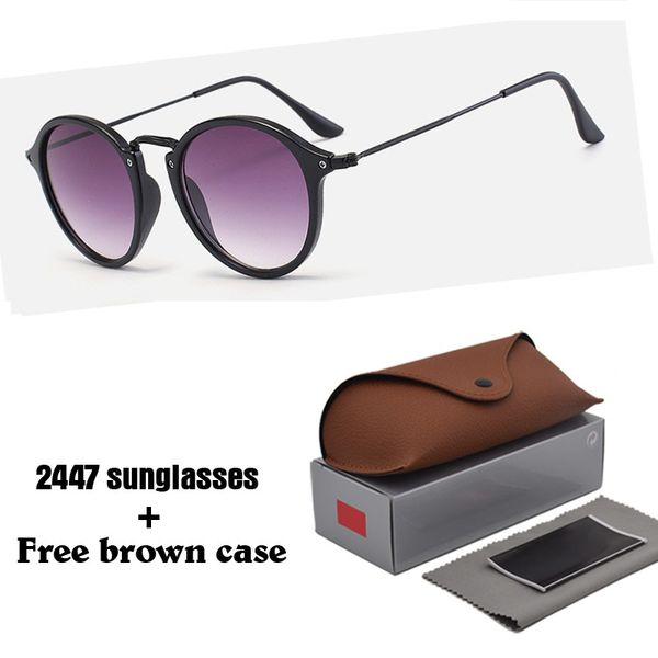 brand designer sunglasses men women mirror classic round sun glasses uv400 driving glasses with brown cases and box, White;black
brand designer sunglasses men women mirror classic round sun glasses uv400 driving glasses with brown cases and box, White;black