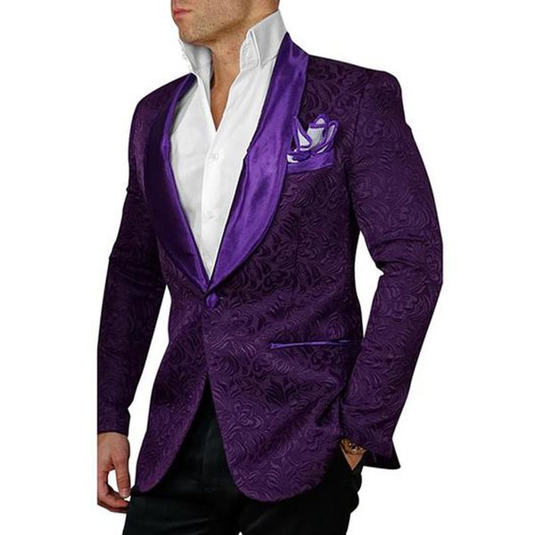 2018 latest design groomsmen tuxedos purple printing coat (jacket+pants) men suit for wedding party prom man mens suits, White;black
2018 latest design groomsmen tuxedos purple printing coat (jacket+pants) men suit for wedding party prom man mens suits, White;black