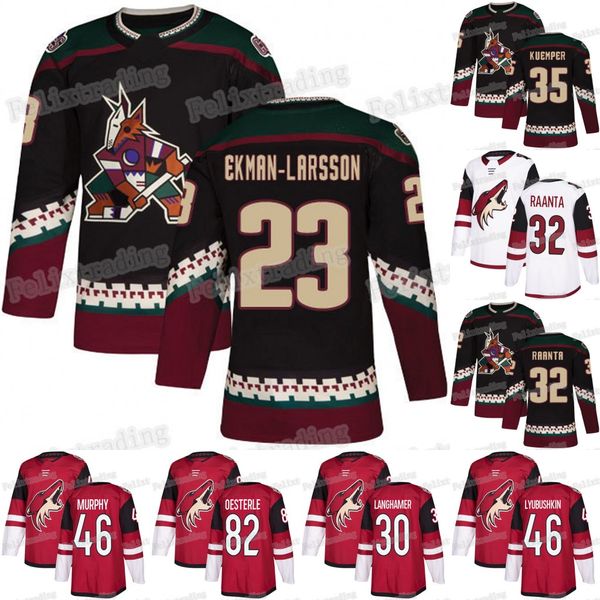 2019 Arizona Coyotes Ilya Lyubushkin Trevor Murphy Oesterle Darcy Kuemper Marek Langhamer Antti Raanta Oliver Ekman-Larsson Hockey Jerseys
2019 Arizona Coyotes Ilya Lyubushkin Trevor Murphy Oesterle Darcy Kuemper Marek Langhamer Antti Raanta Oliver Ekman-Larsson Hockey Jerseys