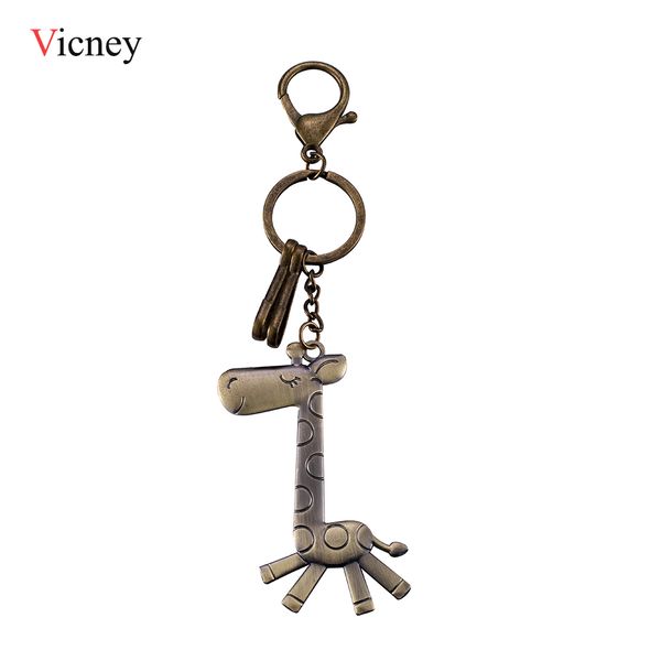 vicney giraffe key chain handbag tote purse giraffe pendant ornament charm elegant keychain cute animal keyfob, Silver
vicney giraffe key chain handbag tote purse giraffe pendant ornament charm elegant keychain cute animal keyfob, Silver