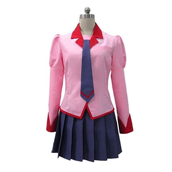 bakemonogatari косплей костюм senjougahara hitagi платье хэллоуин униформа, Black 
bakemonogatari косплей костюм senjougahara hitagi платье хэллоуин униформа, Black