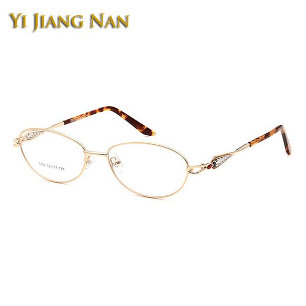 yi jiang nan brand full frame memory alloy gold eyeglass women fashion round transparent lenses glasses frame female, Silver
yi jiang nan brand full frame memory alloy gold eyeglass women fashion round transparent lenses glasses frame female, Silver