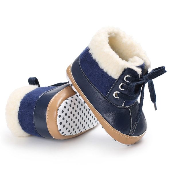 new baby boots shoes kids girls boys newborn first walkers super keep warm pu leather fleece snowfield lace-up booty shoes
new baby boots shoes kids girls boys newborn first walkers super keep warm pu leather fleece snowfield lace-up booty shoes