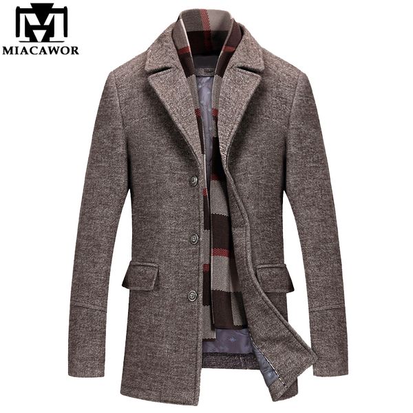 new winter wool coat men business trench coat windbreaker woolen jacket man overcoat j552, Black
new winter wool coat men business trench coat windbreaker woolen jacket man overcoat j552, Black