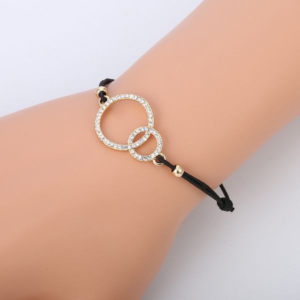 simple silver circle charm bracelet for women romantic geometric wax rope crystal bangle party bracelets jewelry birthday gifts, Golden;silver
simple silver circle charm bracelet for women romantic geometric wax rope crystal bangle party bracelets jewelry birthday gifts, Golden;silver