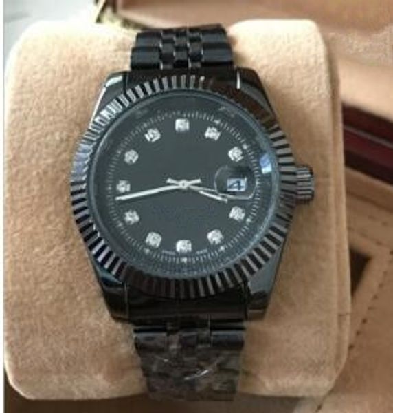 2018 top brand luxury watch men calendar black bay designer diamond watches wholesale high quality women dress rose gold clock reloj mujer