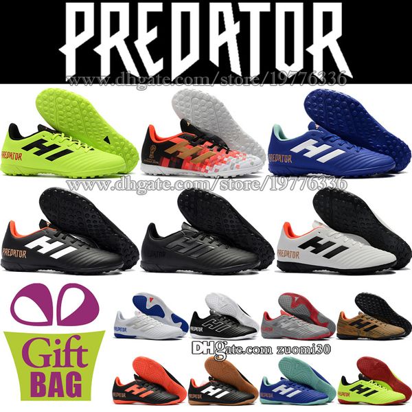 New Low Soccer Cleats Turf Predator Tango 18.4 Indoor Football Boots TF Mens Trainers Leather Soccer Shoes Boots Size 6.5-11.5
New Low Soccer Cleats Turf Predator Tango 18.4 Indoor Football Boots TF Mens Trainers Leather Soccer Shoes Boots Size 6.5-11.5