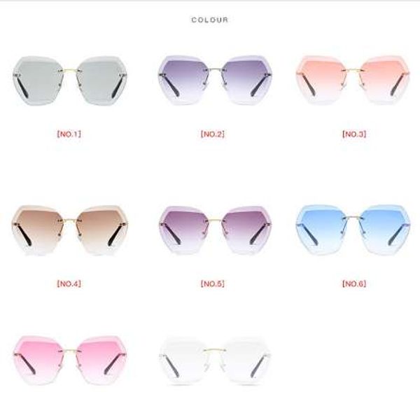 fashion rimless sunglasses women vintage summer ladies sunglass female sun glasses for women uv400 oculos de sol, White;black
fashion rimless sunglasses women vintage summer ladies sunglass female sun glasses for women uv400 oculos de sol, White;black