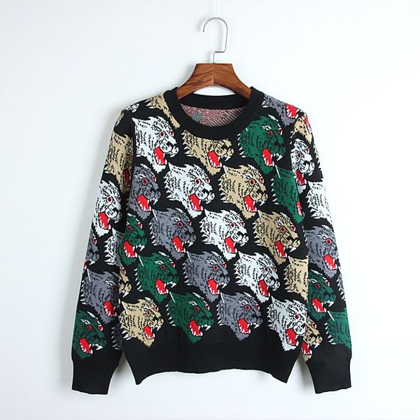 new round neck long sleeves personality wolf head pattern fashion wild style out wear knitted sweater pullover shirt, White;black
new round neck long sleeves personality wolf head pattern fashion wild style out wear knitted sweater pullover shirt, White;black
