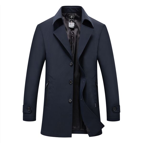 2018 new mens autumn coats fashion casual classic trenchs fit turn-down collar jackets coats for male, Black;brown
2018 new mens autumn coats fashion casual classic trenchs fit turn-down collar jackets coats for male, Black;brown