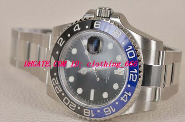 luxury watches 40mm steel ceramic 116710 random new stainless steel bracelet automatic fashion men's watch wristwatch, Slivery;brown
luxury watches 40mm steel ceramic 116710 random new stainless steel bracelet automatic fashion men's watch wristwatch, Slivery;brown