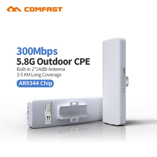COMFAST CF-E312A 5.8 G беспроводной открытый WiFi антенна Booster 2 * 14dbi WiFi антенны усилитель WLAN м 
COMFAST CF-E312A 5.8 G беспроводной открытый WiFi антенна Booster 2 * 14dbi WiFi антенны усилитель WLAN м