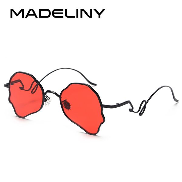 madeliny new irregular oval women sunglasses fashion red sun glasses 2018 metal frame personality men glasses eyewear ma393, White;black
madeliny new irregular oval women sunglasses fashion red sun glasses 2018 metal frame personality men glasses eyewear ma393, White;black
