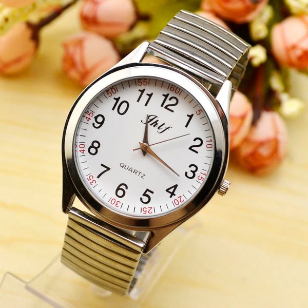 elastic strap, old man watch, male digital dial, lady life waterproof quartz watch for the elderly, Slivery;brown
elastic strap, old man watch, male digital dial, lady life waterproof quartz watch for the elderly, Slivery;brown