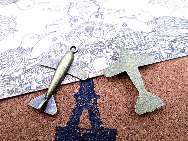 36pcs--33*24mm antique bronze airplane charms, 3d aircraft charm pendants, Bronze;silver
36pcs--33*24mm antique bronze airplane charms, 3d aircraft charm pendants, Bronze;silver