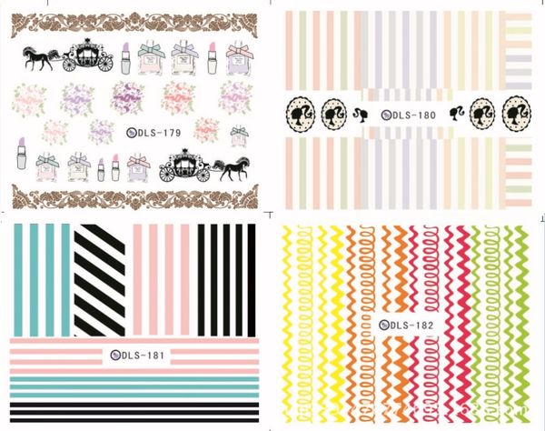 5 sheet 3d nail sticker mixed colorful designs nail stickers decals makeup water tattoos manicure tool dls175-184, Black
5 sheet 3d nail sticker mixed colorful designs nail stickers decals makeup water tattoos manicure tool dls175-184, Black