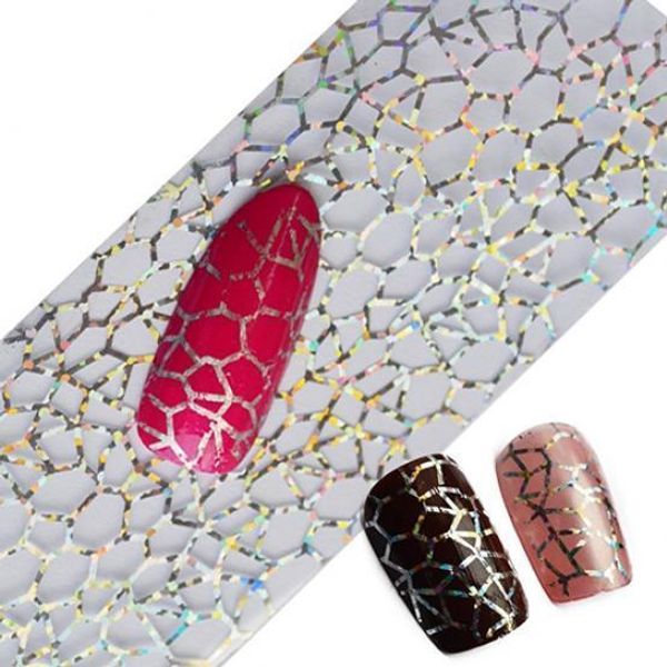 sheet of nail stickers glitter nail art full tips diy cobweb foils transfer polish sticker decals, Black
sheet of nail stickers glitter nail art full tips diy cobweb foils transfer polish sticker decals, Black