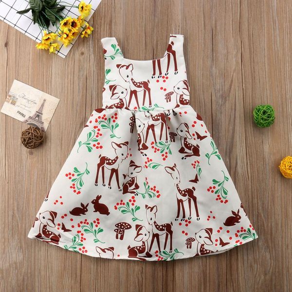 toddler kids baby girl floral animal deer sleeveless backless summer dress princess birthday party dresses clothes, Red;yellow
toddler kids baby girl floral animal deer sleeveless backless summer dress princess birthday party dresses clothes, Red;yellow