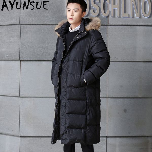 ayunsue men's long duck down jacket men thick korean winter down coat man puffer long coats parkas casaco masculino kj549, Black
ayunsue men's long duck down jacket men thick korean winter down coat man puffer long coats parkas casaco masculino kj549, Black