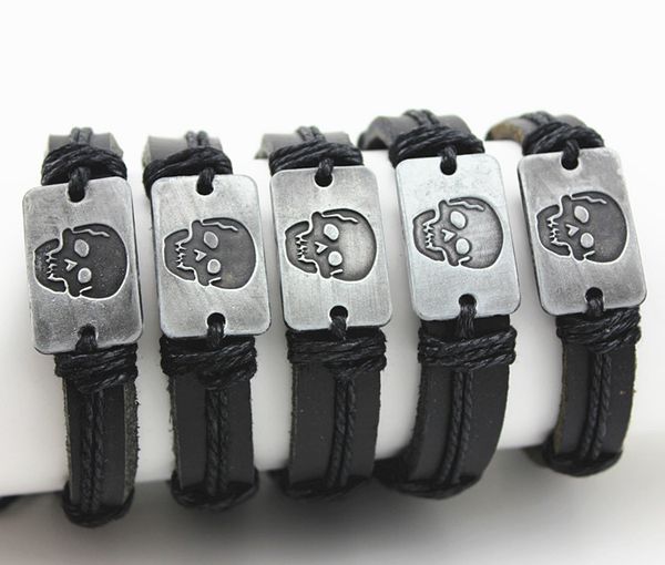 jewelry wholesale lots 12 pcs alloy design pirates skull pendant surfing leather id bracelets bangles halloween gift mb138, Black
jewelry wholesale lots 12 pcs alloy design pirates skull pendant surfing leather id bracelets bangles halloween gift mb138, Black
