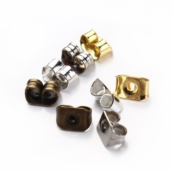 xinyao 200pcs/lot gold/silver 1 iron earring back sers ear plugging blocked earrings rubber back diy jewelry making f8, White
xinyao 200pcs/lot gold/silver 1 iron earring back sers ear plugging blocked earrings rubber back diy jewelry making f8, White