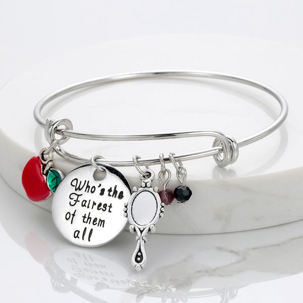 snow white bangle "who's the fairest of them all" expandable crystal bracelet wreck it ralph 2 fairy tale jewellry gift for k, Black
snow white bangle "who's the fairest of them all" expandable crystal bracelet wreck it ralph 2 fairy tale jewellry gift for k, Black