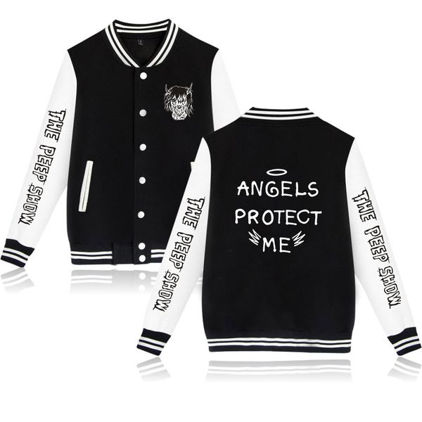 lil пип ангелы protect me baseball jacket мужчины женщины streetwear harajuku хип-хоп толстовки толстовка с карманом sudadera, Black
lil пип ангелы protect me baseball jacket мужчины женщины streetwear harajuku хип-хоп толстовки толстовка с карманом sudadera, Black