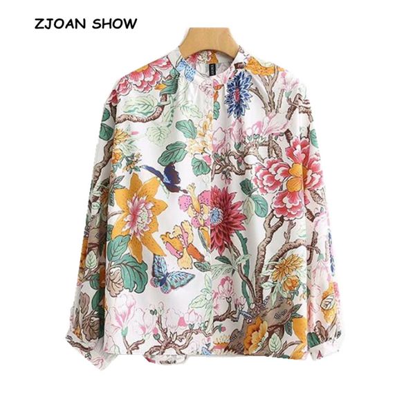 vintage o neck colored butterfly flower print white shirt new 2018 woman long sleeve loose blouse femme casual blusas
vintage o neck colored butterfly flower print white shirt new 2018 woman long sleeve loose blouse femme casual blusas