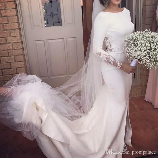 2019 simple bohemian mermaid wedding dresses lace appliques backless sweep train beach bridal gowns wedding dress robes de mariée, White
2019 simple bohemian mermaid wedding dresses lace appliques backless sweep train beach bridal gowns wedding dress robes de mariée, White