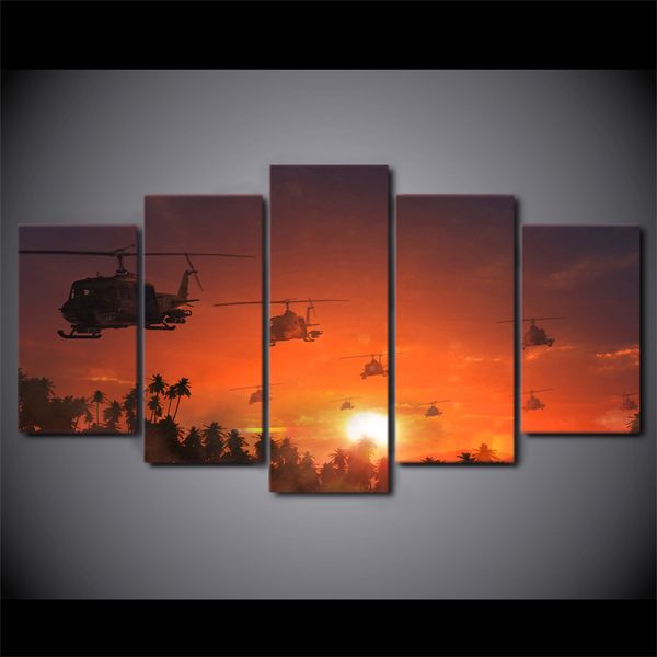 home decor canvas painting wall art frame pictures hd 5 panel helicopters sunset rosy sky landscape poster modern printed
home decor canvas painting wall art frame pictures hd 5 panel helicopters sunset rosy sky landscape poster modern printed