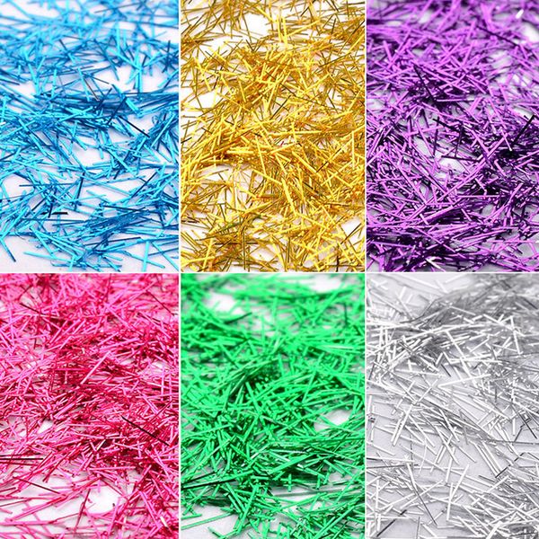 6 colors new nail glitter flakes colorful lace silk strips holographic sequins manicure nail art decoration tools, Silver;gold
6 colors new nail glitter flakes colorful lace silk strips holographic sequins manicure nail art decoration tools, Silver;gold