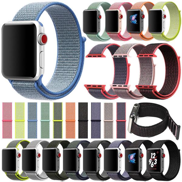 Woven nylon port loop bracelet watch trap replacement watch band for apple watch band erie 1 2 3 4
Woven nylon port loop bracelet watch trap replacement watch band for apple watch band erie 1 2 3 4