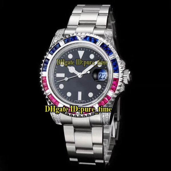 limited new date 40mm black dial japan miyota 8215 automatic mens watch blue/pin diamond bezel sapphire glass steel band gents watches, Slivery;brown
limited new date 40mm black dial japan miyota 8215 automatic mens watch blue/pin diamond bezel sapphire glass steel band gents watches, Slivery;brown