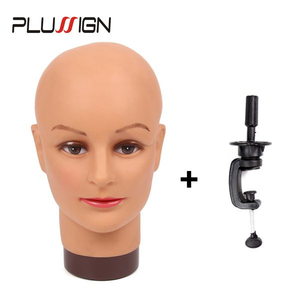 plussign no hair bald mannequin head and wig stand set for wigs making display makeup practice and training high quality
plussign no hair bald mannequin head and wig stand set for wigs making display makeup practice and training high quality