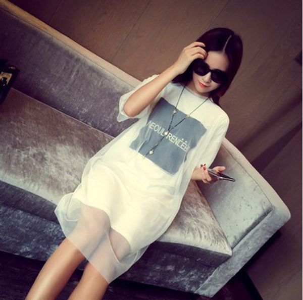 lady plus size s-4xl dress woman large loose letter prints grenadine short sleeve crew neck one piece, Black;gray
lady plus size s-4xl dress woman large loose letter prints grenadine short sleeve crew neck one piece, Black;gray