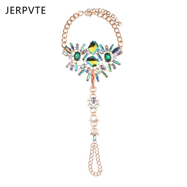 jerpvte 1 piece summer statement jewelry bohemian crystal anklets bracelets leg chain for women, Black
jerpvte 1 piece summer statement jewelry bohemian crystal anklets bracelets leg chain for women, Black