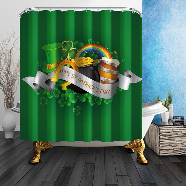 st. patrick's day shower curtains bathroom waterproof polyester clover shower curtain bath bathing sheer for home decorations
st. patrick's day shower curtains bathroom waterproof polyester clover shower curtain bath bathing sheer for home decorations