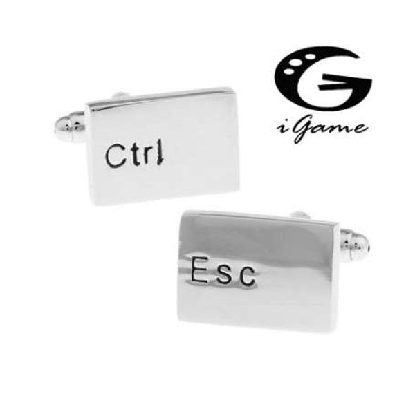 igame men gift keyboard cuff links wholesale&retail silver color copper material novelty esc & ctrl design
igame men gift keyboard cuff links wholesale&retail silver color copper material novelty esc & ctrl design