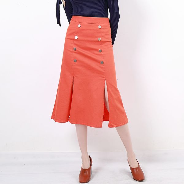 spring and autumn fashion england style solid orange purple black double-breasted woman skirt trumpet temperament elegance skirt
spring and autumn fashion england style solid orange purple black double-breasted woman skirt trumpet temperament elegance skirt