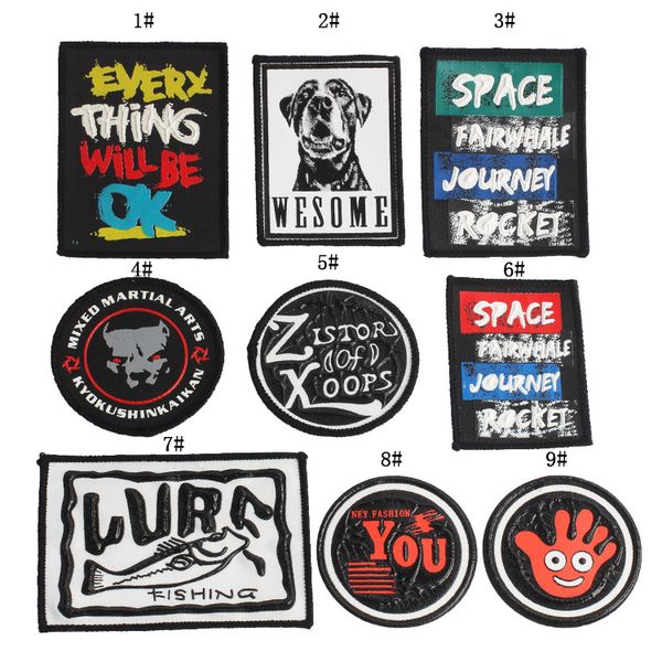 embroidery printed patches for jackets,embroidered letters badges appliques for jeans,round patches for clothing a801, Black
embroidery printed patches for jackets,embroidered letters badges appliques for jeans,round patches for clothing a801, Black