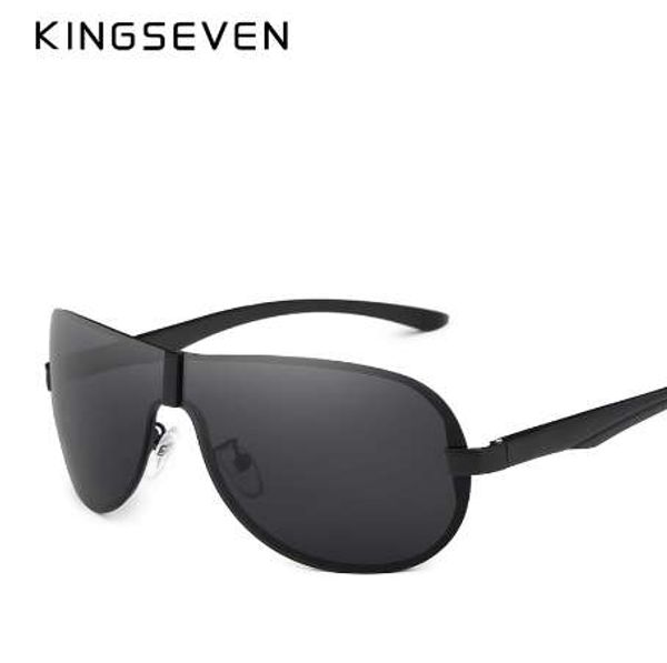 kingseven aluminum polarized driving sunglasses for men glasses brand designer with big frame rimless sun glasses, White;black
kingseven aluminum polarized driving sunglasses for men glasses brand designer with big frame rimless sun glasses, White;black