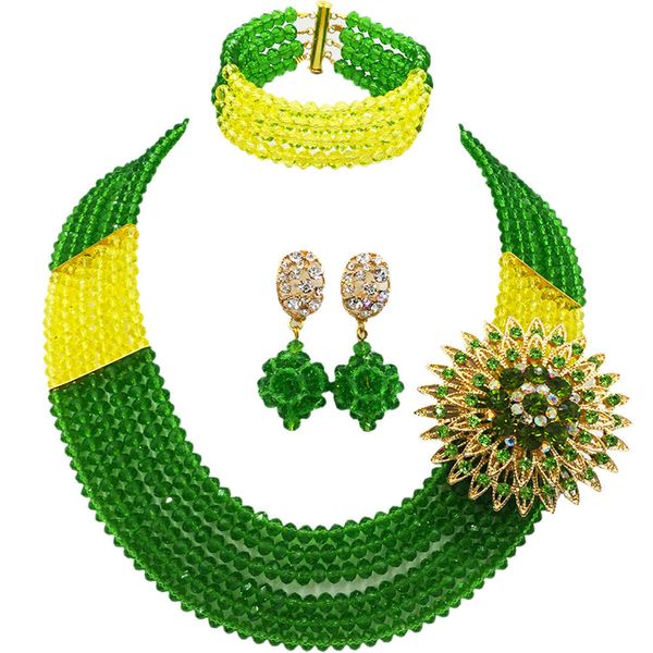wholesale 12pcs green yellow bead multi strands necklace nigerian wedding african beads jewelry set crystal 6-ss24, Slivery;golden
wholesale 12pcs green yellow bead multi strands necklace nigerian wedding african beads jewelry set crystal 6-ss24, Slivery;golden
