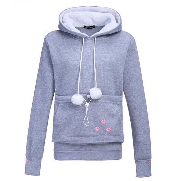 2017 new cartoon hooded hoodies lover cats kangaroo dog hoodie long sleeve sweatshirt front pocket casual animal ear hoodie, Black
2017 new cartoon hooded hoodies lover cats kangaroo dog hoodie long sleeve sweatshirt front pocket casual animal ear hoodie, Black