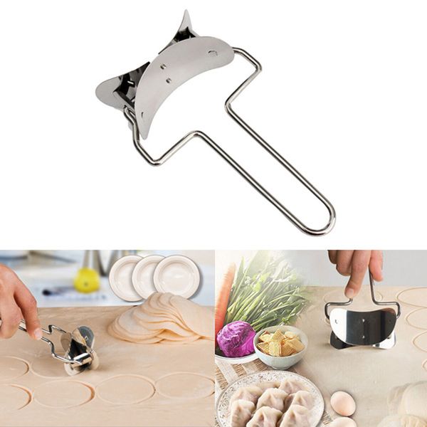 1pc pastry tools stainless steel dumpling maker wraper dough cutter pie ravioli dumpling mould tool kitchen accessories 1 x 70m
1pc pastry tools stainless steel dumpling maker wraper dough cutter pie ravioli dumpling mould tool kitchen accessories 1 x 70m